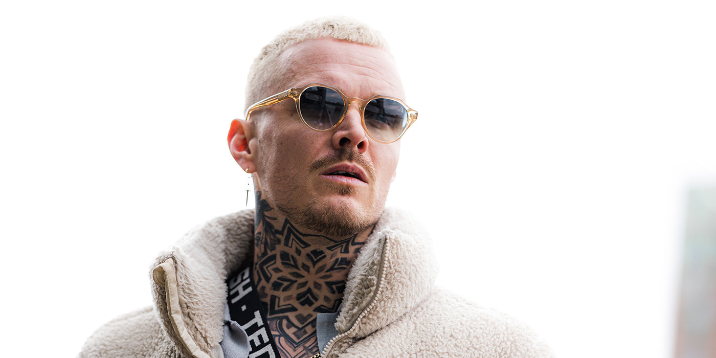 #Color_Clear Gold/Blue Ombré