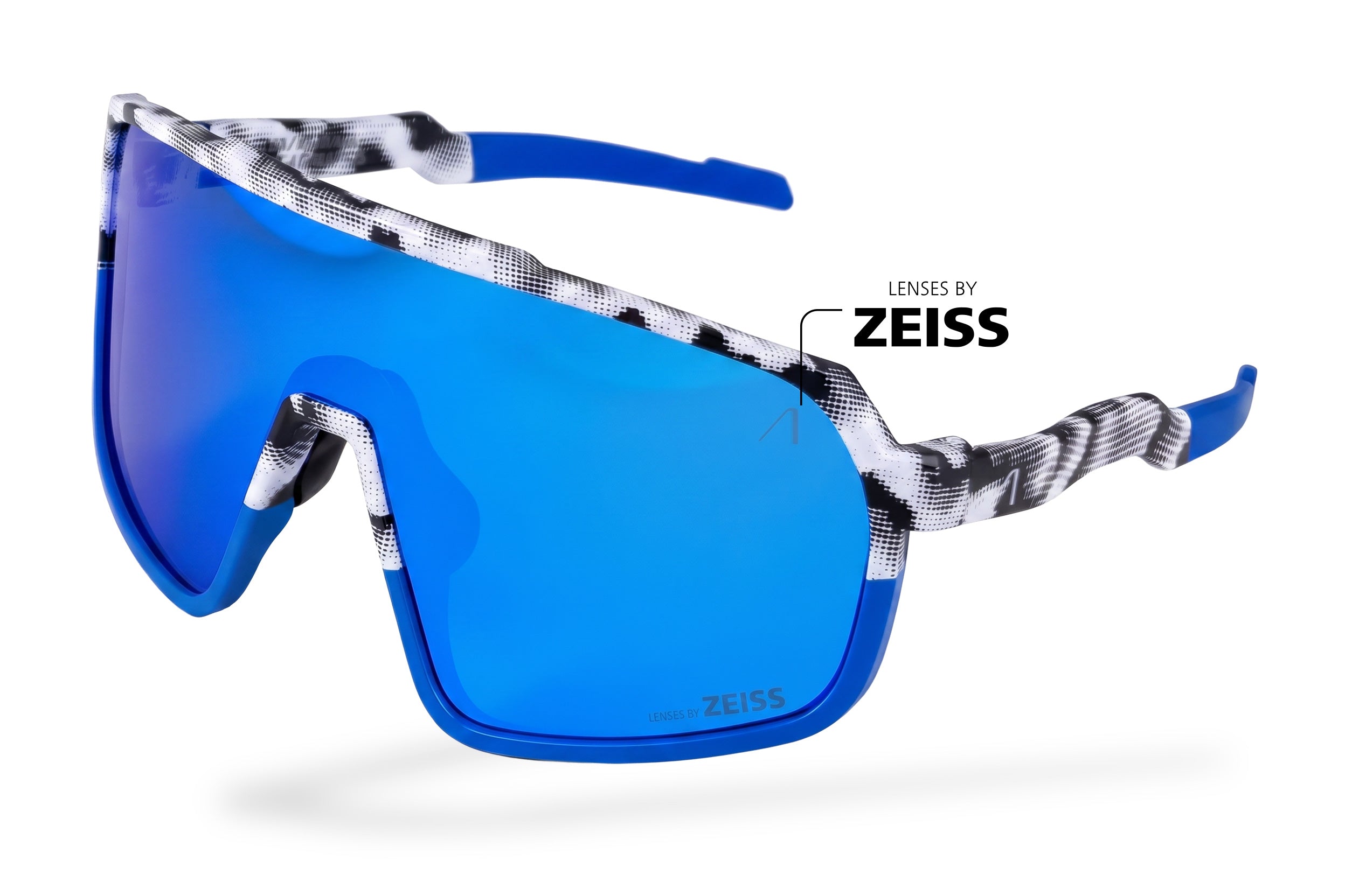 #Color_Blue Black White Matt