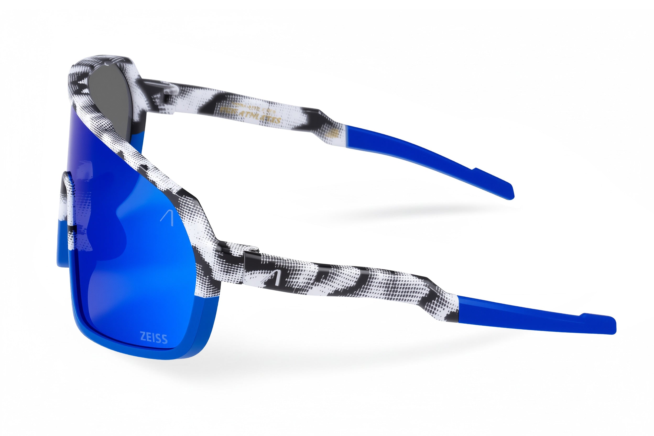 #Color_Blue Black White Matt