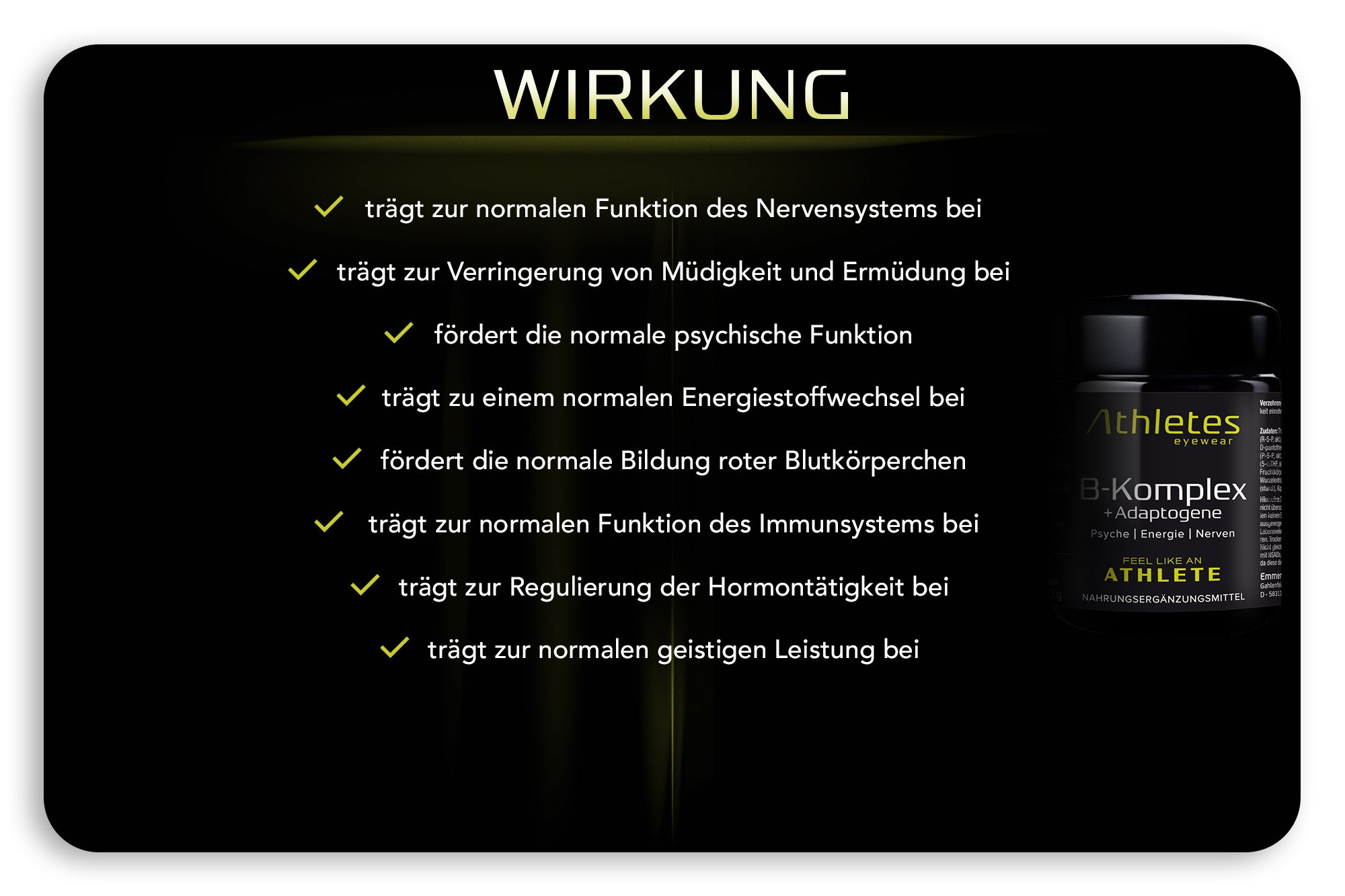 Vitamin B Komplex Adaptogene