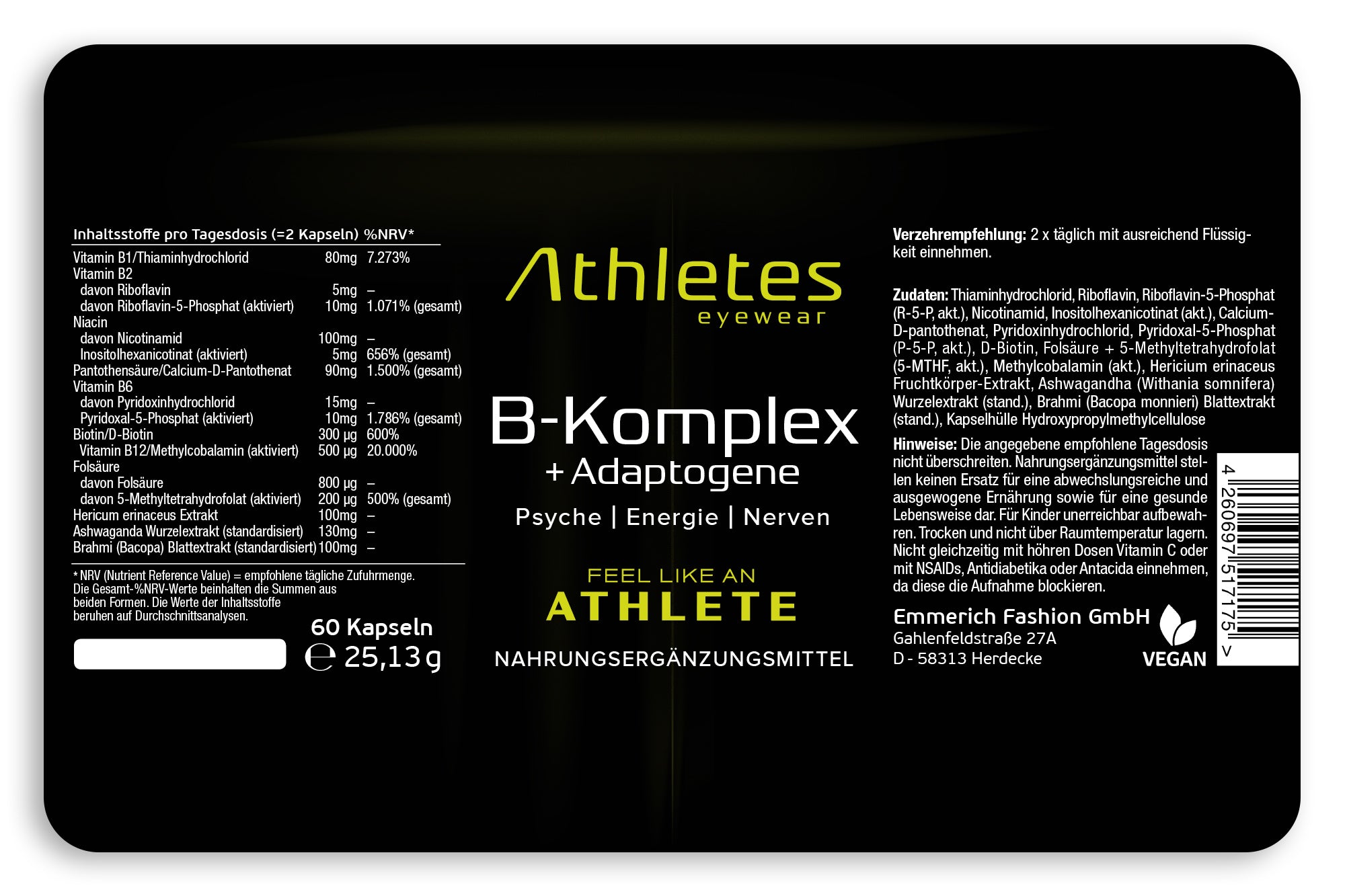 Vitamin B Komplex Adaptogene