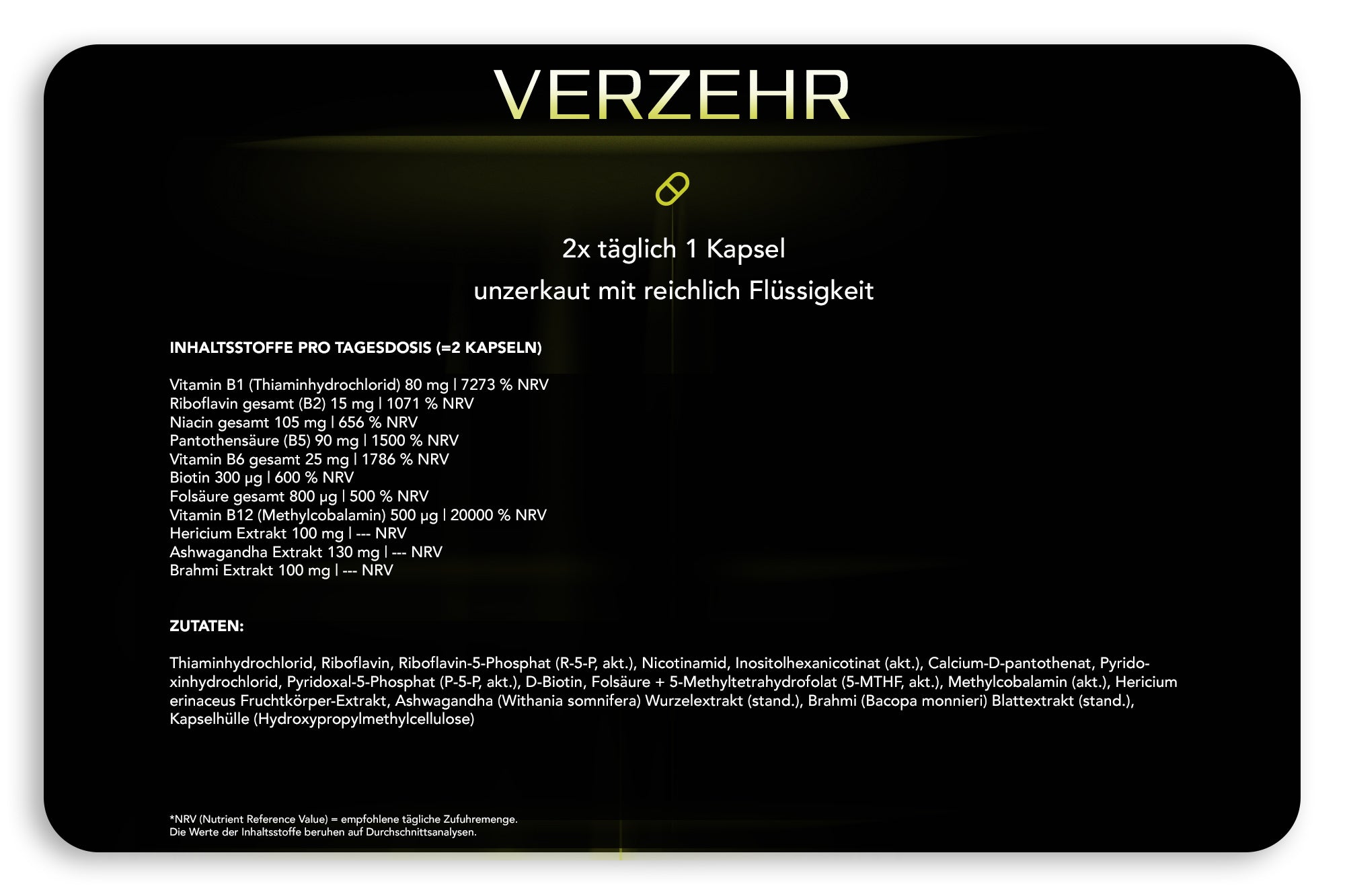 Vitamin B Komplex Adaptogene