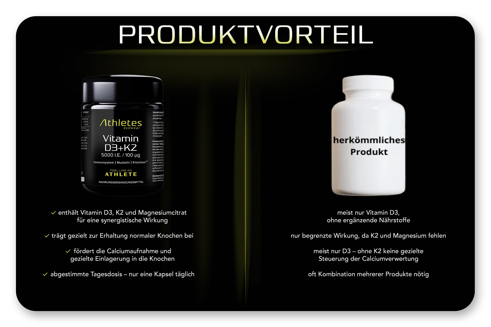 Vitamin D3 /K2 Mag. Komplex