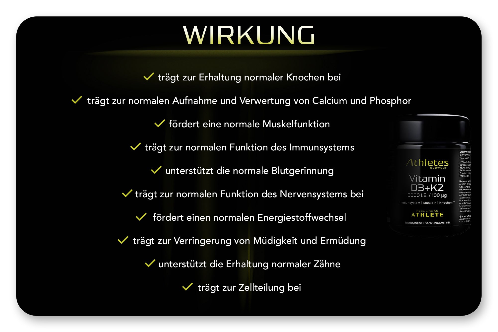 Vitamin D3 /K2 Mag. Komplex